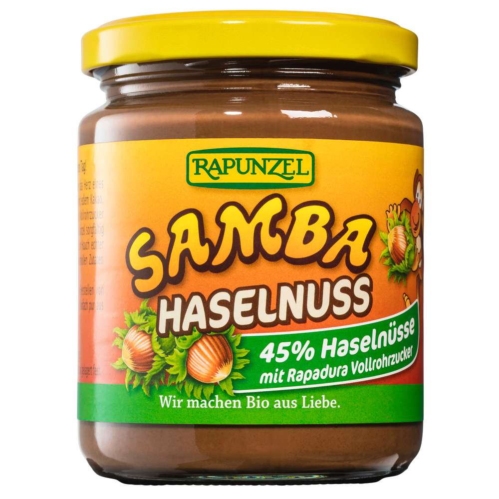 Produktabbildung Rapunzel Brotaufstrich Samba Haselnuss