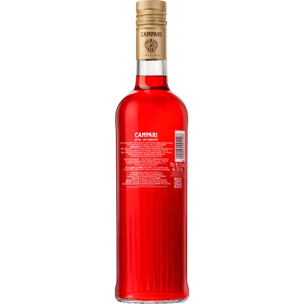 Produktabbildung Campari Bitterlikör Aperitiv 25%