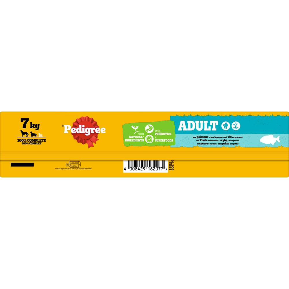 Produktabbildung Pedigree Hunde-Trockenfutter Adult, Fisch/Gemüse