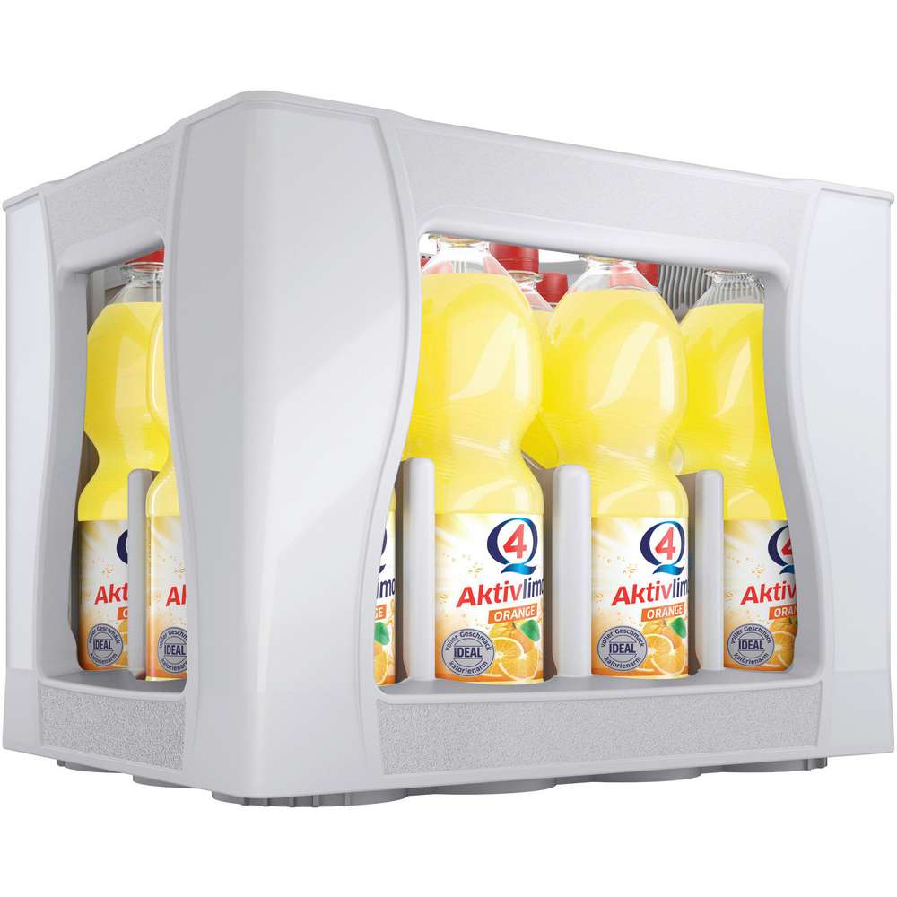 Produktabbildung Q4 Orangen Aktiv-Limonade (12x 1,000 Liter)