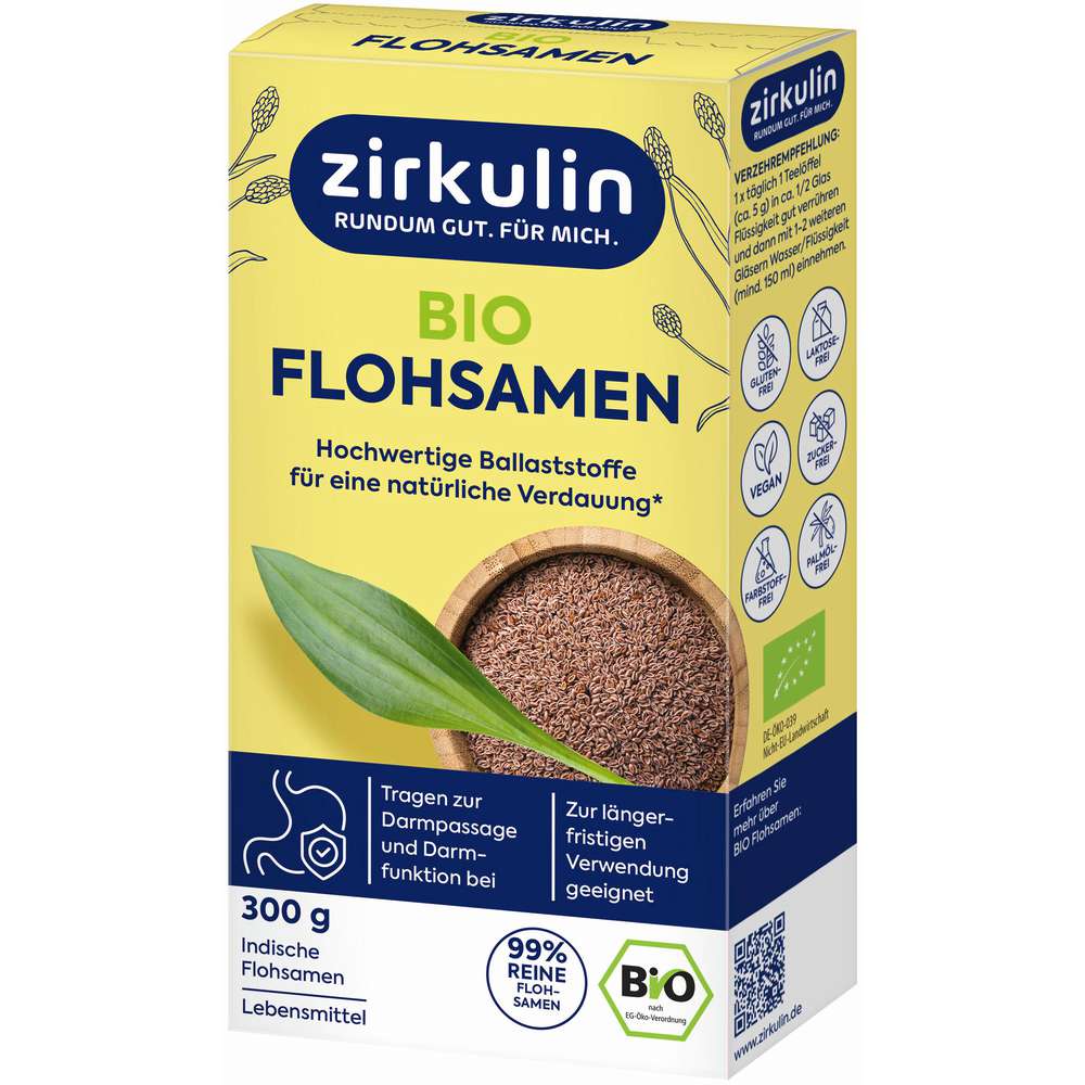 Produktabbildung Zirkulin Bio Flohsamen