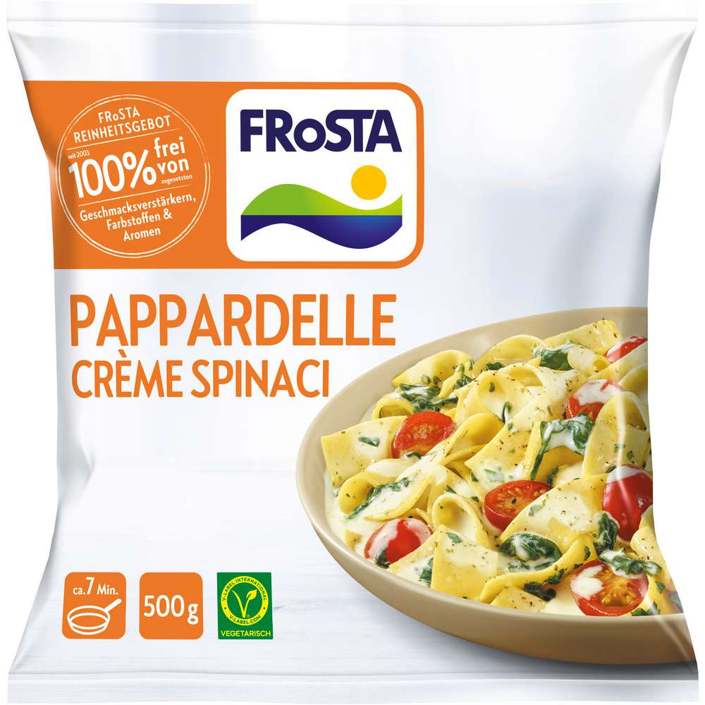 Produktabbildung Frosta Papardelle Crème Spinaci, tiefgekühlt