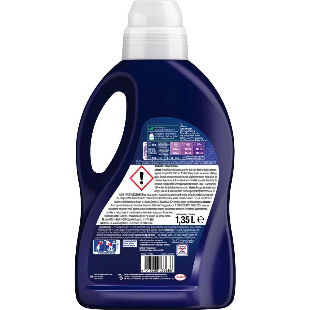 Produktabbildung Perwoll Color-Waschmittel, flüssig, Renew Black Blütenmeer