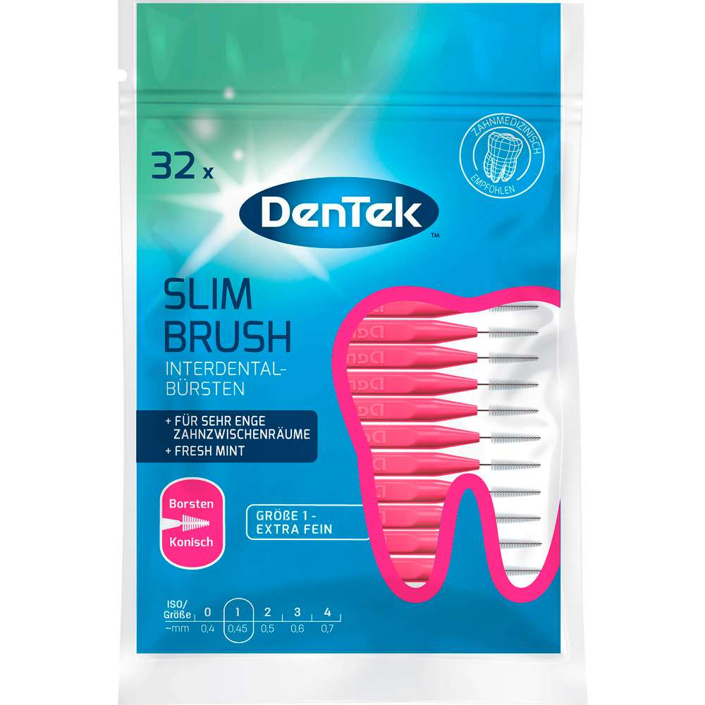 Produktabbildung DenTek Interdental-Bürsten, Slim Brush
