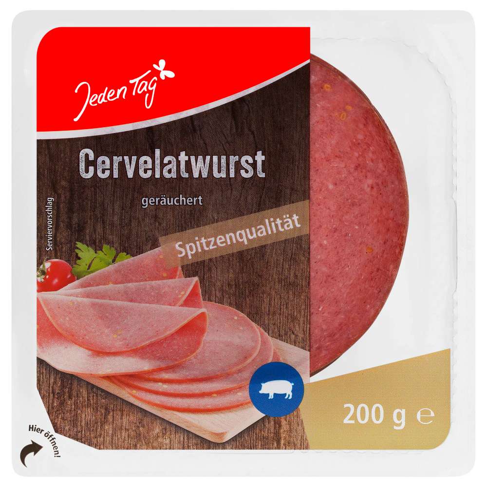 Produktabbildung Jeden Tag Salami Cervelatwurst