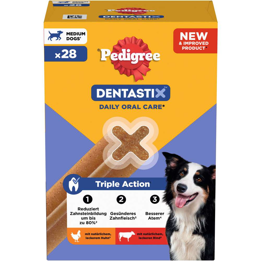 Produktabbildung Pedigree Hunde-Snack Denta Stix Mittel