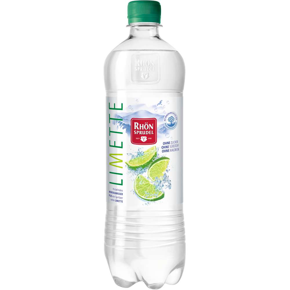 Produktabbildung Rhön Sprudel Mineralwasser Plus Limette