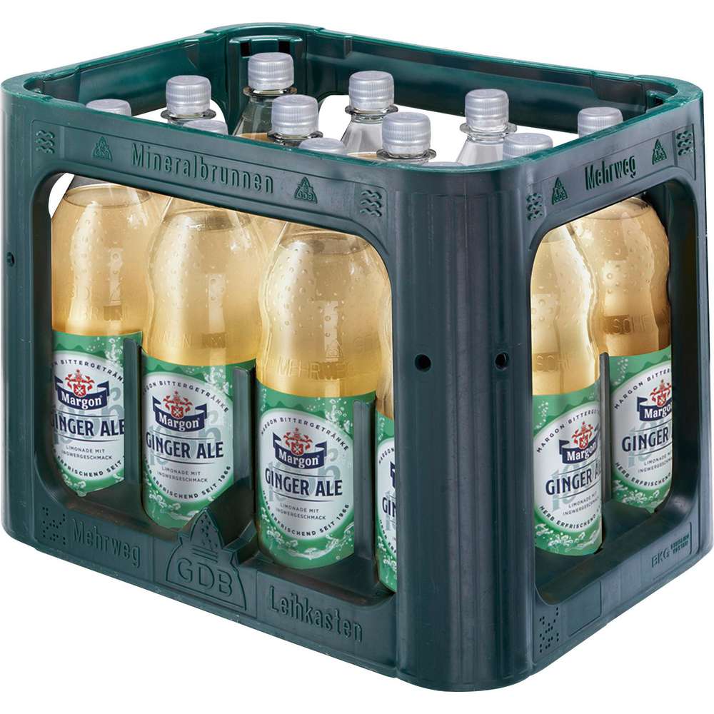 Produktabbildung Margon Bittergetränk, Ginger Ale (12x 1,000 Liter)