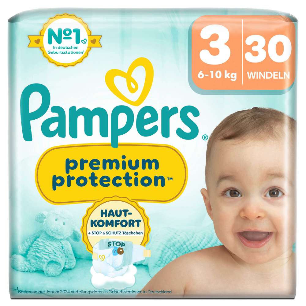 Produktabbildung Pampers Windeln Premium Protection Gr. 3 Midi 6-10 kg