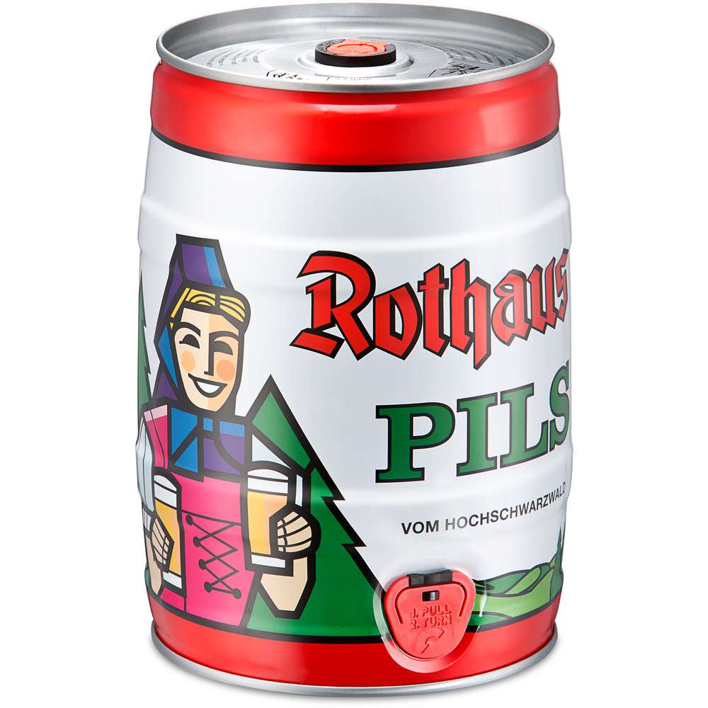 Produktabbildung Rothaus Pilsener Bier Partyfass 5,1%
