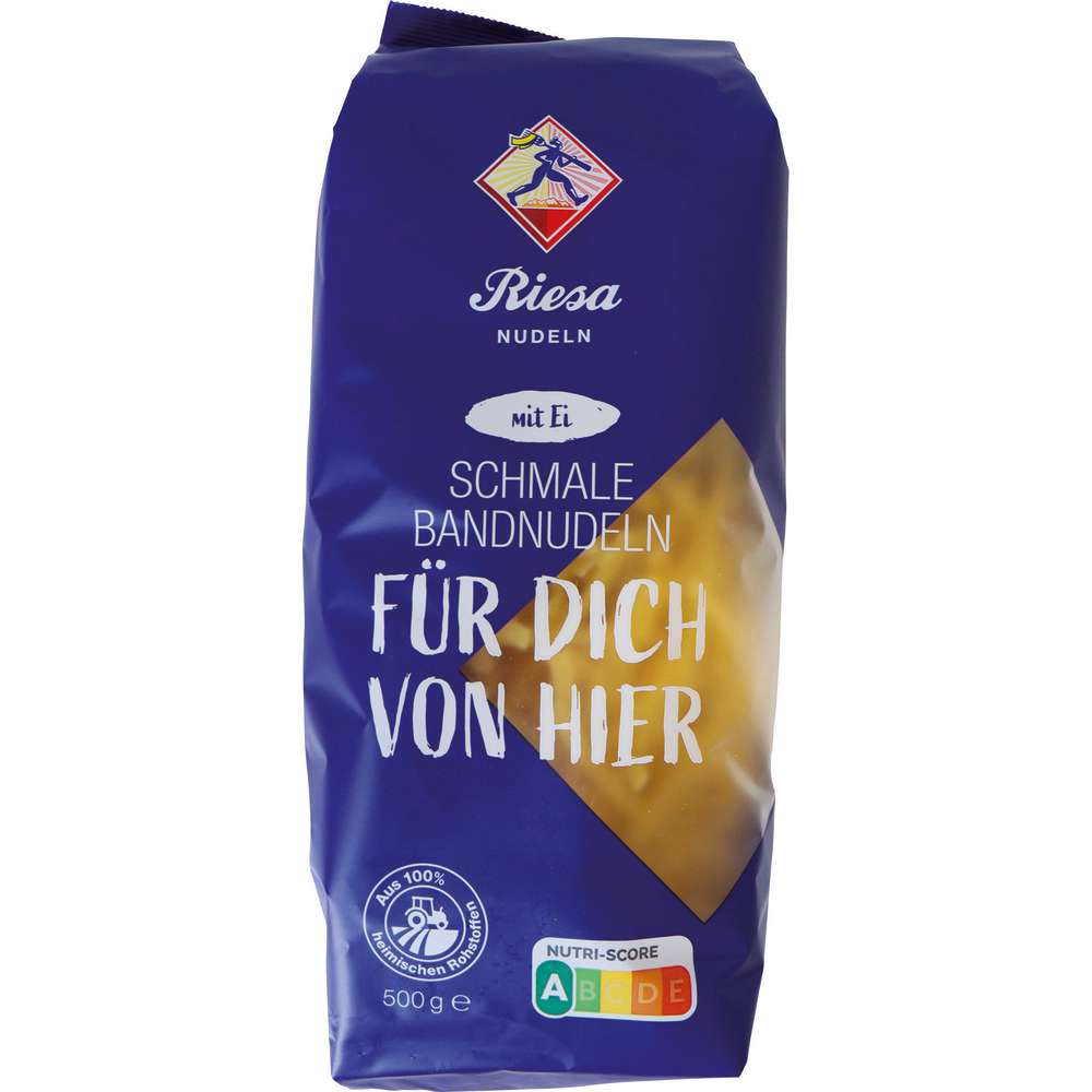 Produktabbildung Riesa Eiernudeln, Schmale Bandnudeln