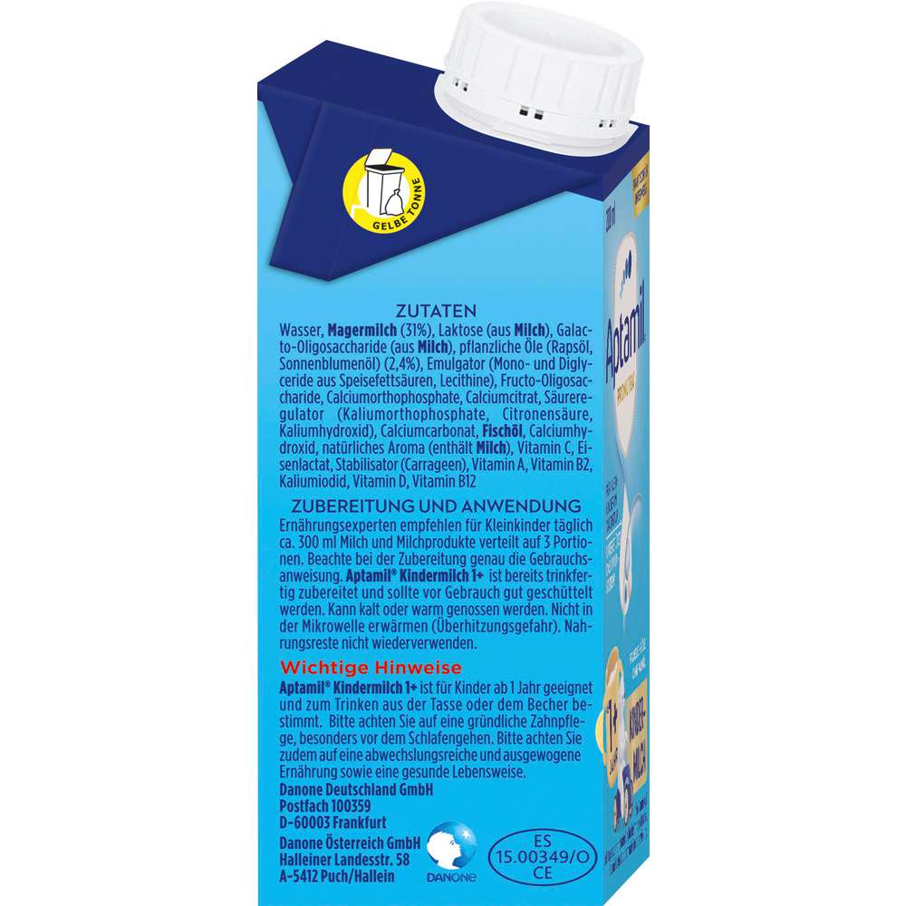 Produktabbildung Aptamil Pronatura Kindermilch ab 1+