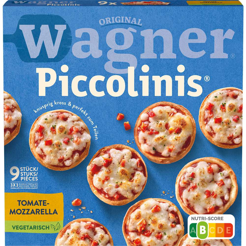 Produktabbildung Wagner Piccolinis Tomate-Mozzarella, tiefgekühlt