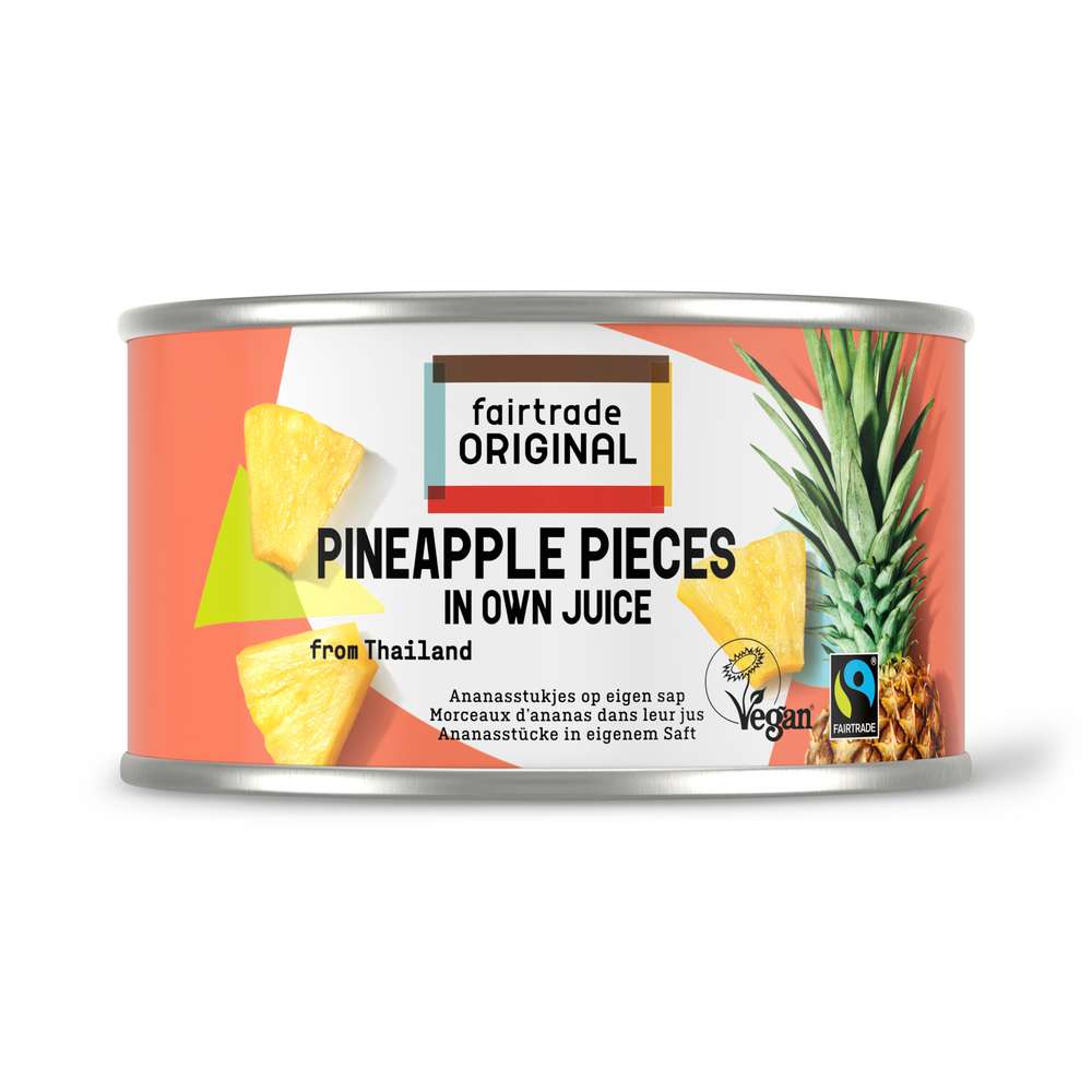 Produktabbildung Fairtrade Original Ananas-Stücke im eigenem Saft