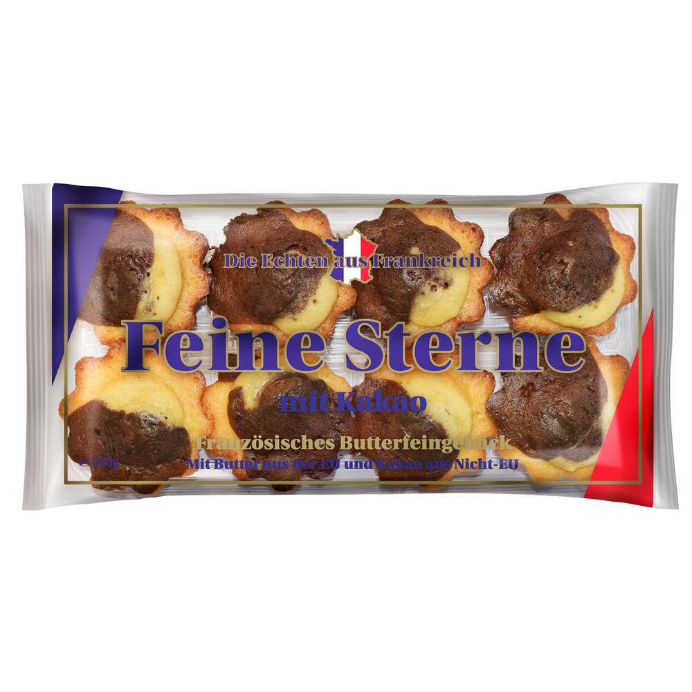 Produktabbildung Pico Food Gmbh Kuchensnack Feine Sterne, Kakao