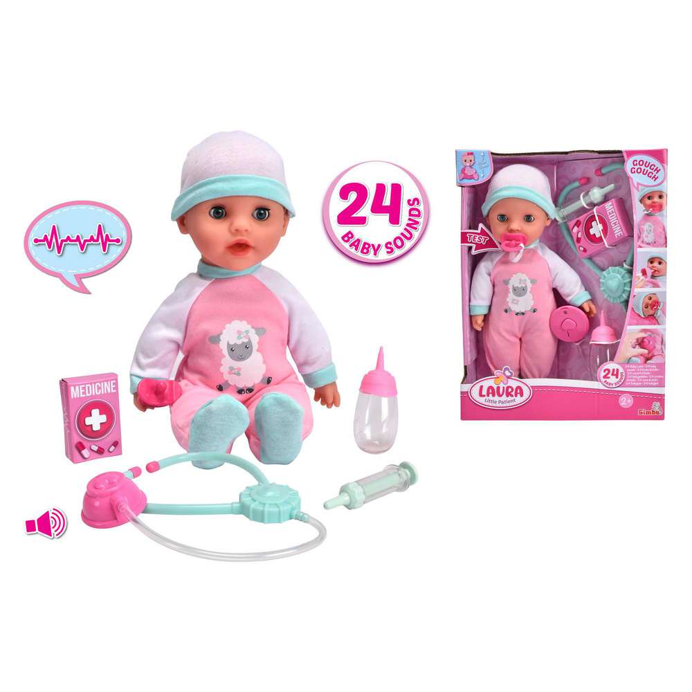 Produktabbildung Simba Laura Little Patient, 30 cm + Doktorzubehör