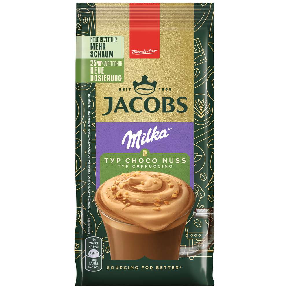 Produktabbildung Jacobs Cappuccino Milka, Choco-Nuss