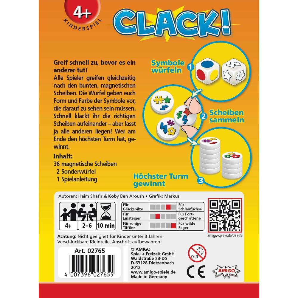 Produktabbildung Amigo Clack! Kinderspiel