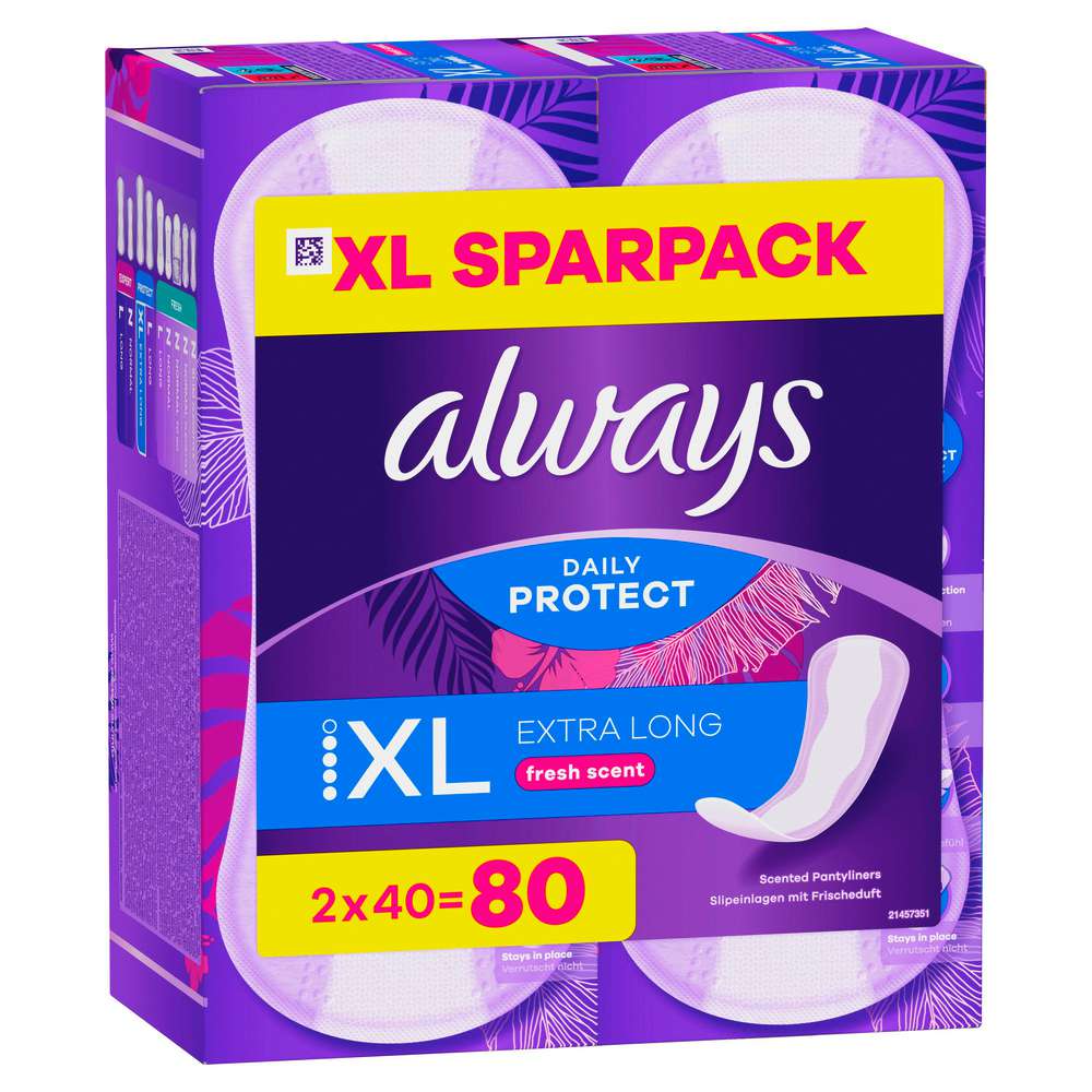 Produktabbildung Always Daily Potect Slipeinlagen long + Frische Duft