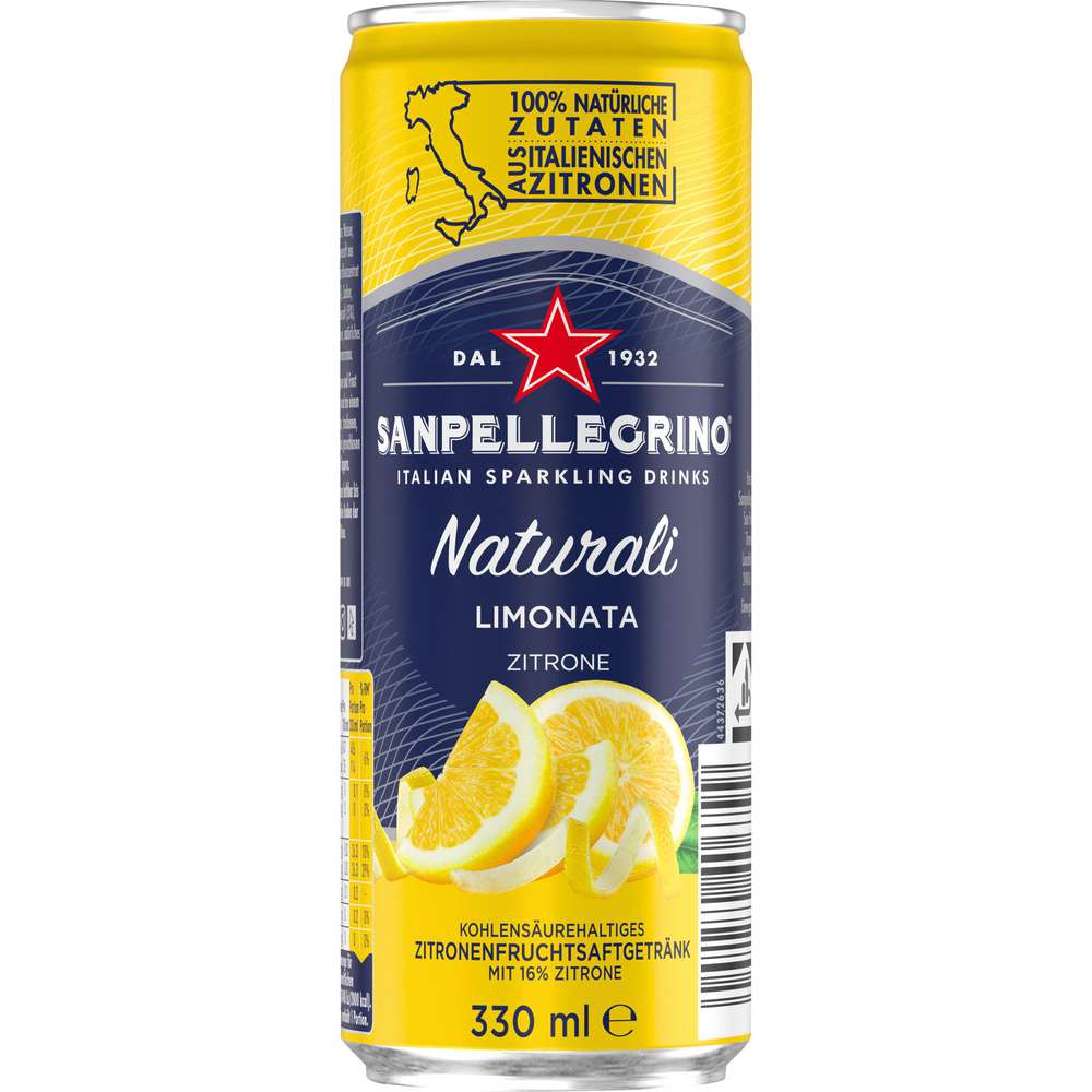 Produktabbildung San Pellegrino Zironenfruchtsaftgetränk, Zitrone