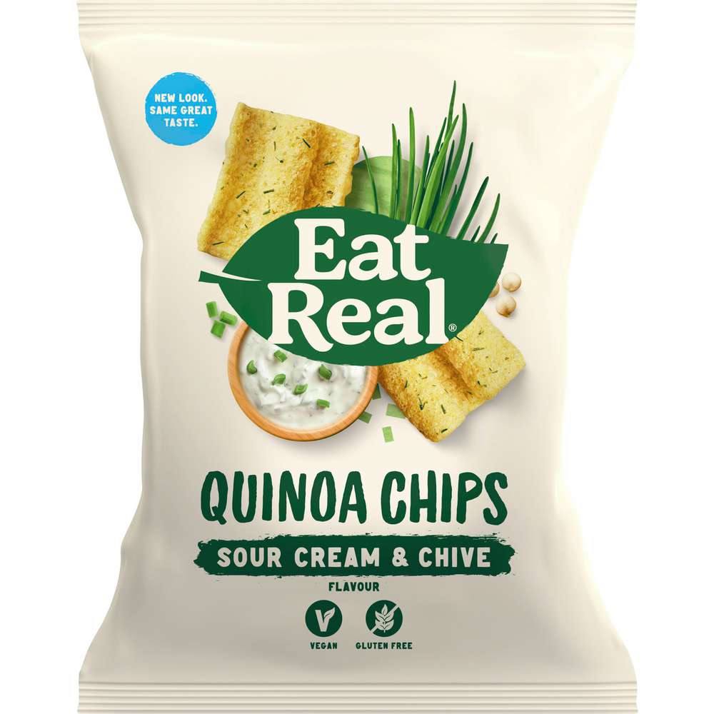 Produktabbildung Eat Real Quinoa Chips Sour Cream & Chives 