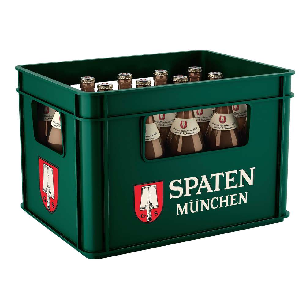 Produktabbildung Spaten Bier, Münchner Hell 5,2 % (20x 0,500 Liter)