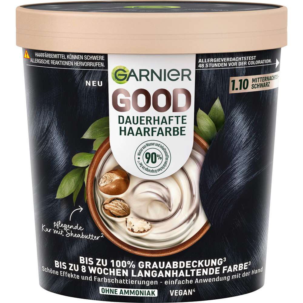 Produktabbildung Garnier Good Haarfarbe 1.10 midnight black