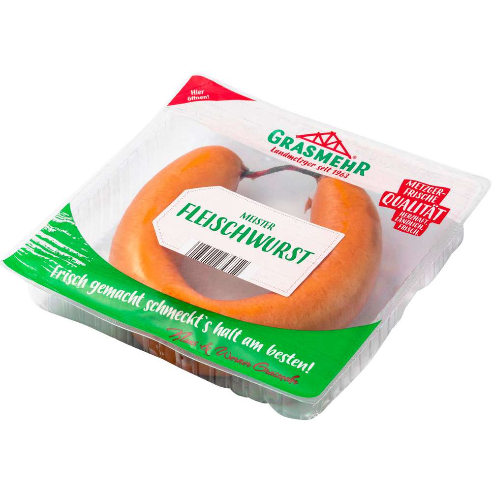 Produktabbildung Grasmehr Premium Fleischwurst