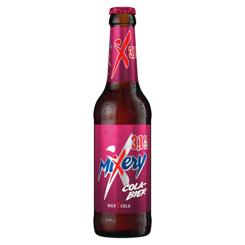 Produktabbildung Mixery Biermischgetränk, Bier + Cola + X 3,1%