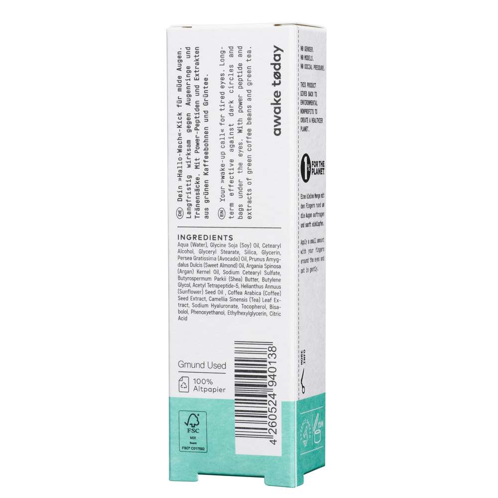 Produktabbildung No Cosmetics Augen Creme awake tøday 