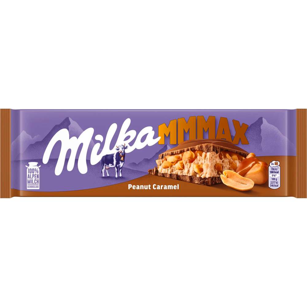 Produktabbildung Milka Tafelschokolade, Peanut-Caramel