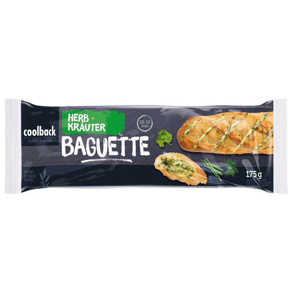 Produktabbildung Coolback Kräuterbutterbaguette, tiefgekühlt