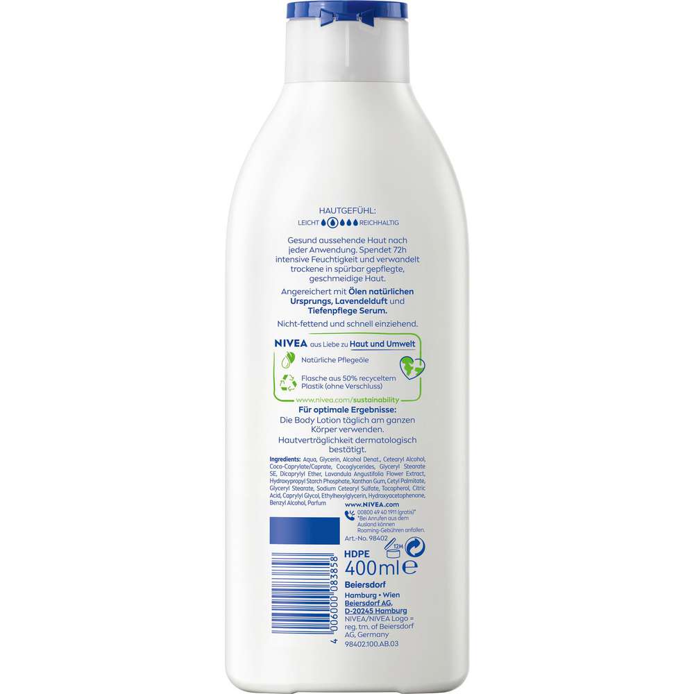 Produktabbildung Nivea Bodylotion, Lavendel