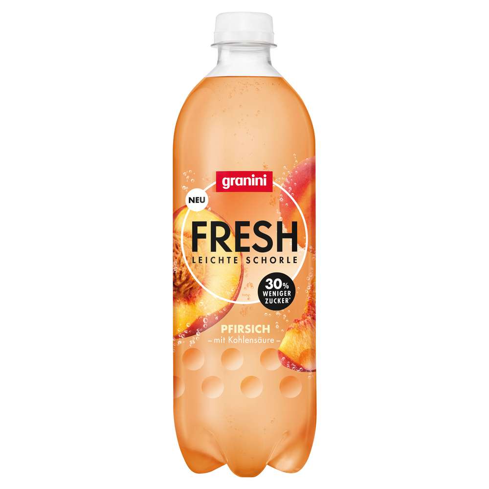 Produktabbildung Granini Mineralwasser Fresh, Pfirsich
