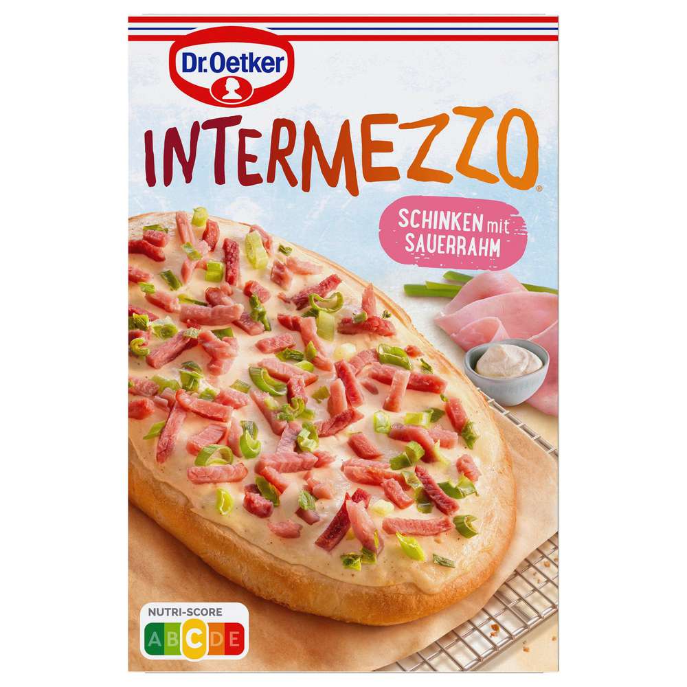 Produktabbildung Dr. Oetker Pizzabrot Intermezzo, Schinken mit Sauerrahm