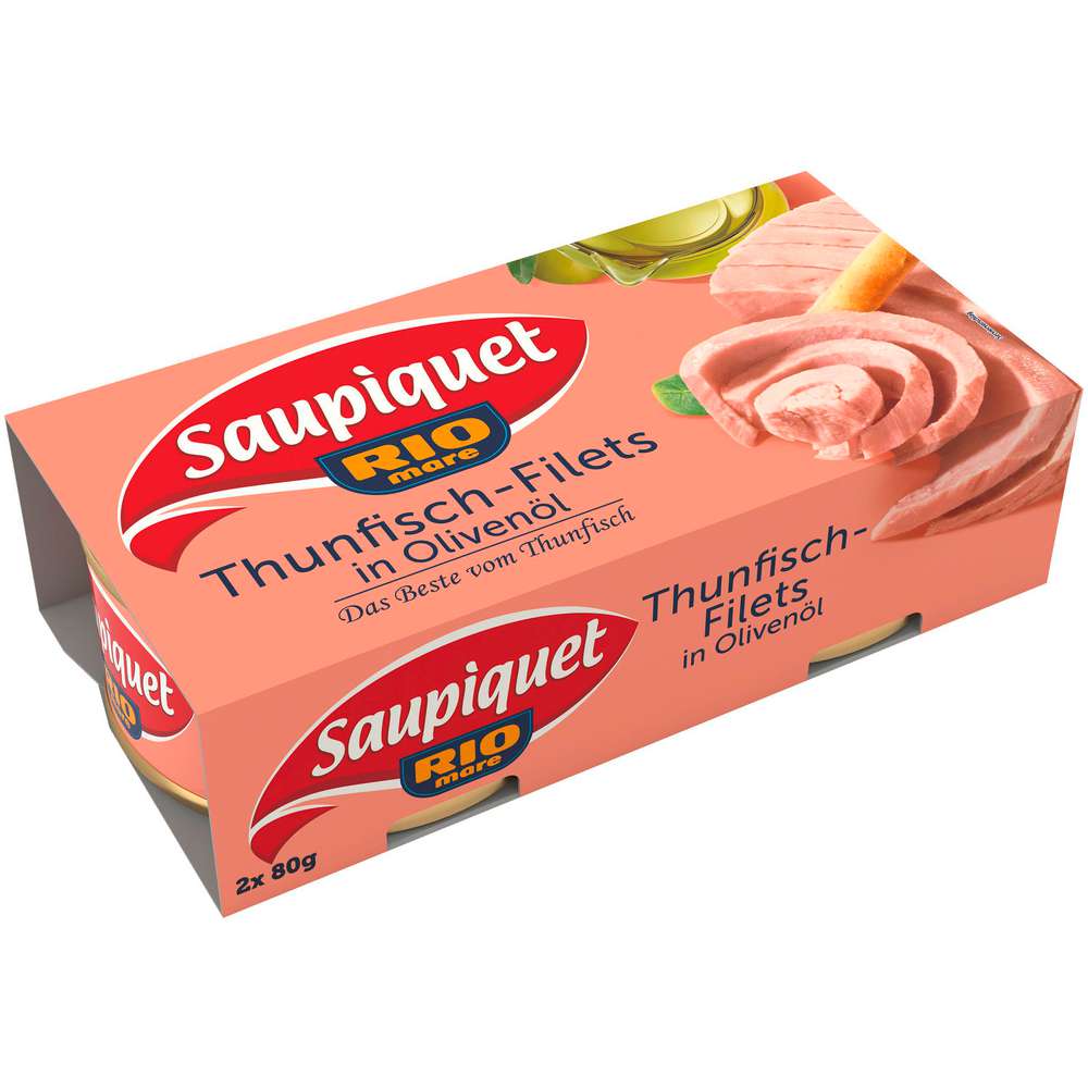 Produktabbildung Saupiquet Thunfischfilets in Olivenöl
