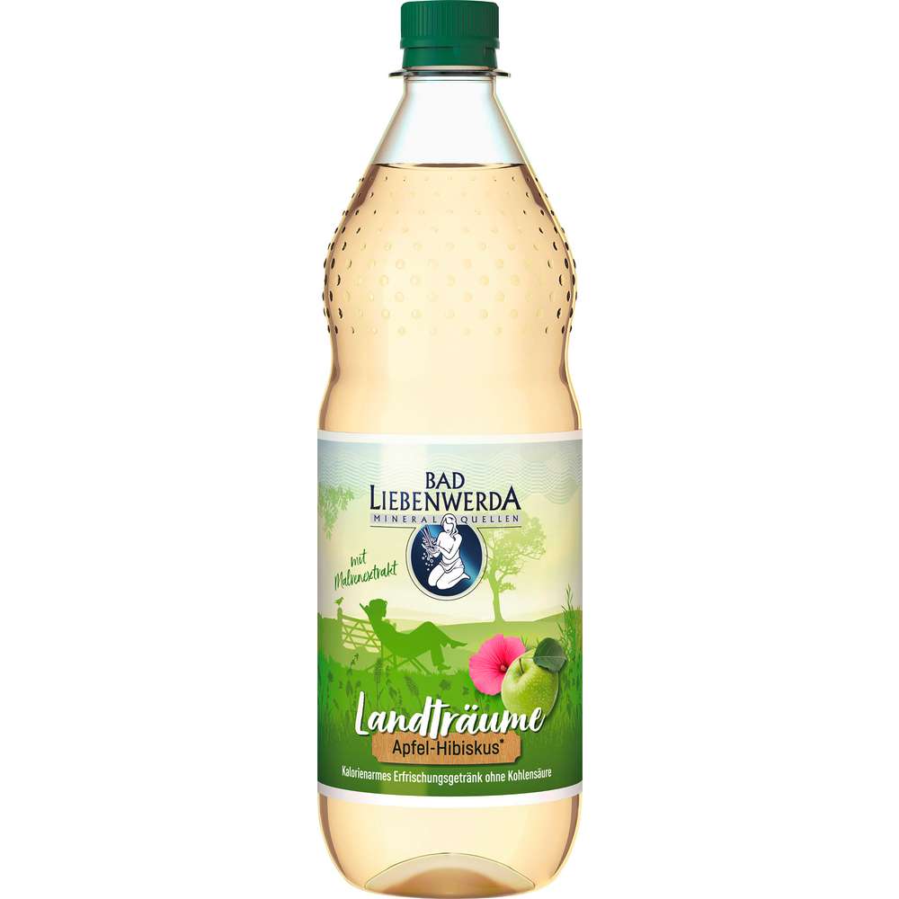 Produktabbildung Bad Liebenwerda Landträume Apfel-Hibiskus Erfrischungsgetränk
