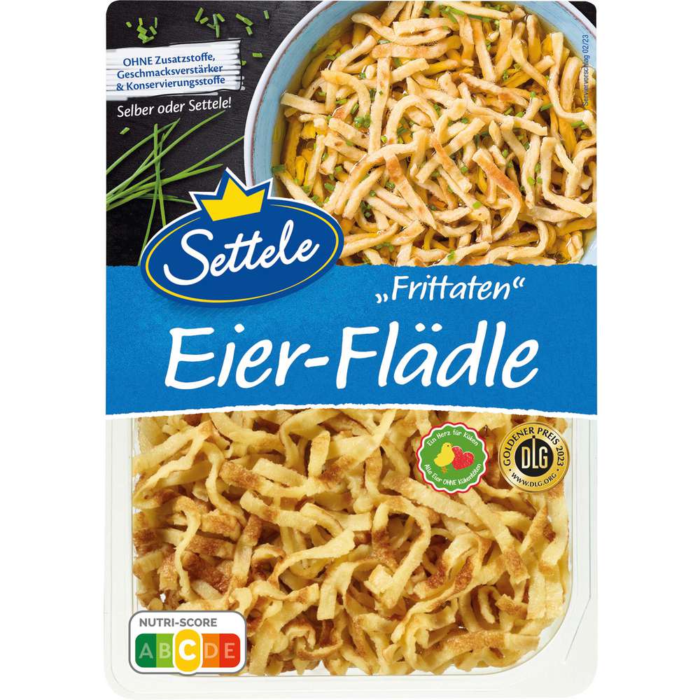 Produktabbildung Settele Eier-Flädle Frittaten