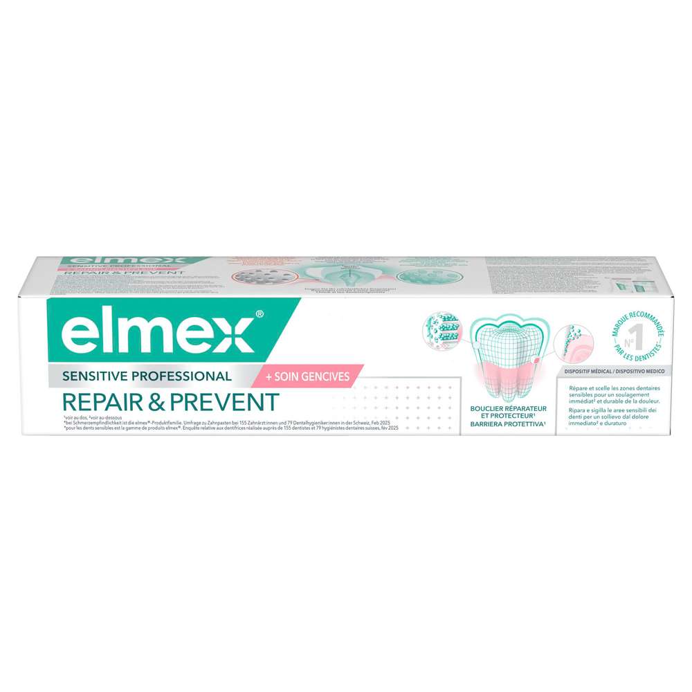 Produktabbildung elmex Zahncreme, Professional Repair & Prevent