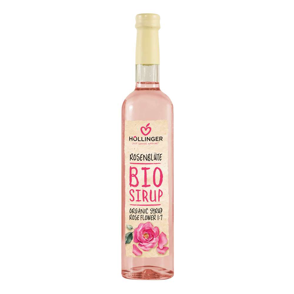 Produktabbildung Höllinger Bio Sirup, Rosenblüte