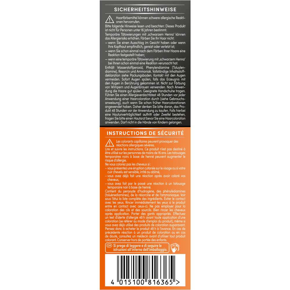 Produktabbildung Schwarzkopf Ansatzset Haarfarbe, A2 Goldbraun