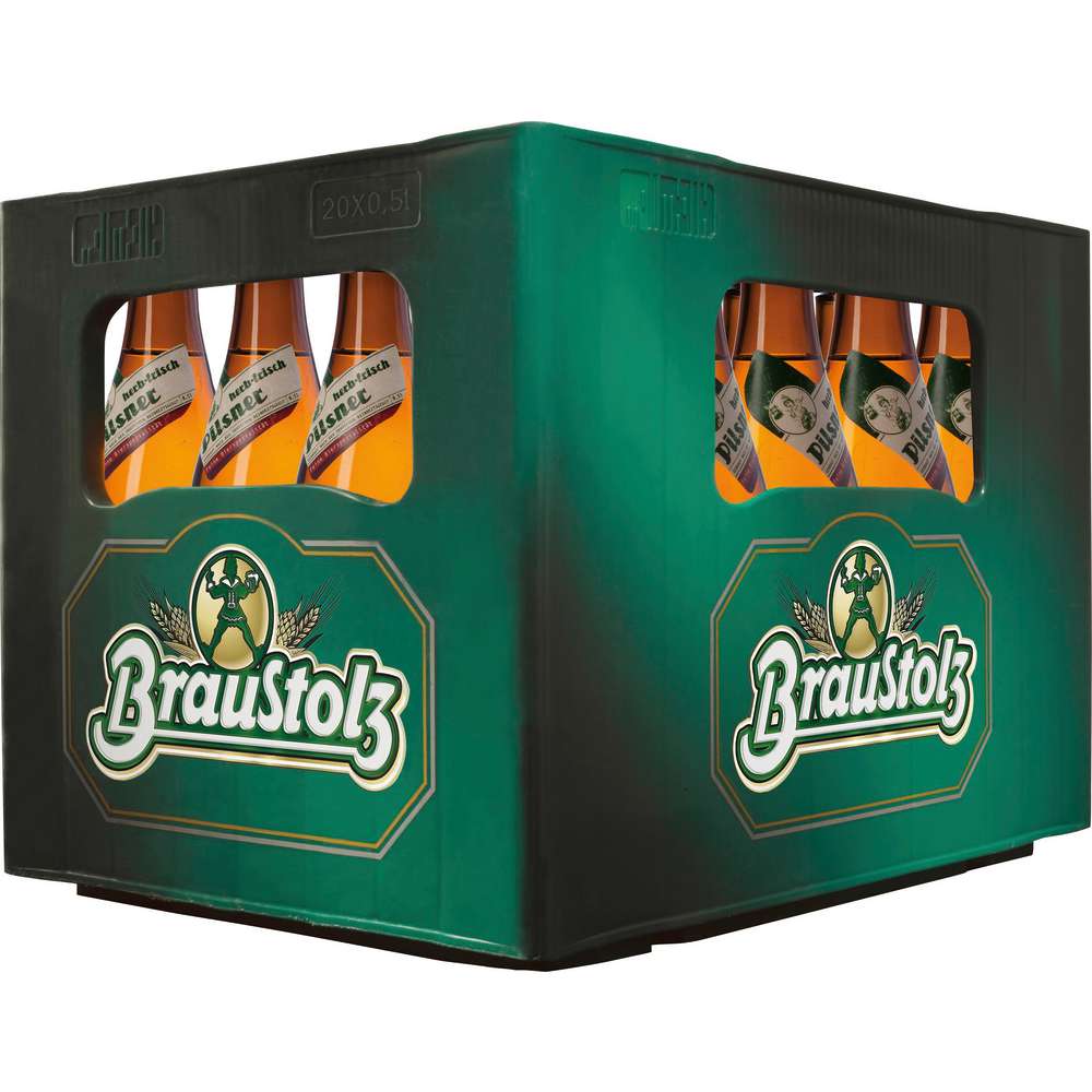 Produktabbildung Braustolz Pilsener Bier 4,9% (20x 0,500 Liter)
