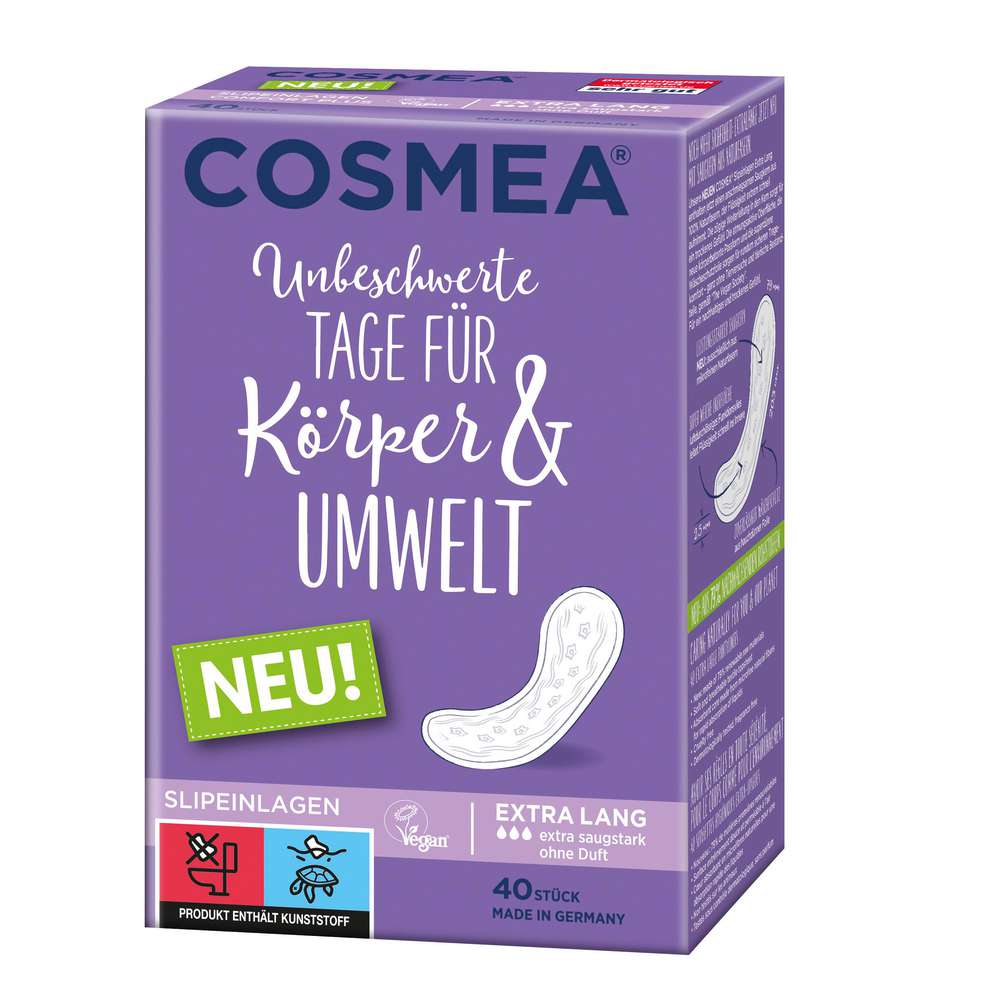 Produktabbildung Cosmea Slipeinlagen Comfort Plus Extra Lang