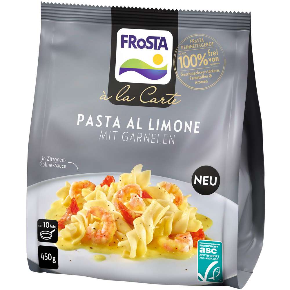 Produktabbildung Frosta Pasta al Limone, tiefgekühlt
