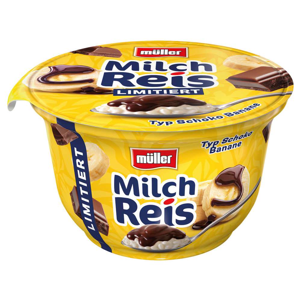 Produktabbildung Müller Milchreis, Schoko Banane