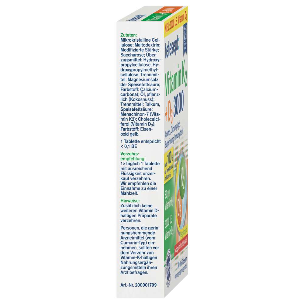 Produktabbildung tetesept Vitamin K2 +D3 3000 Tabletten