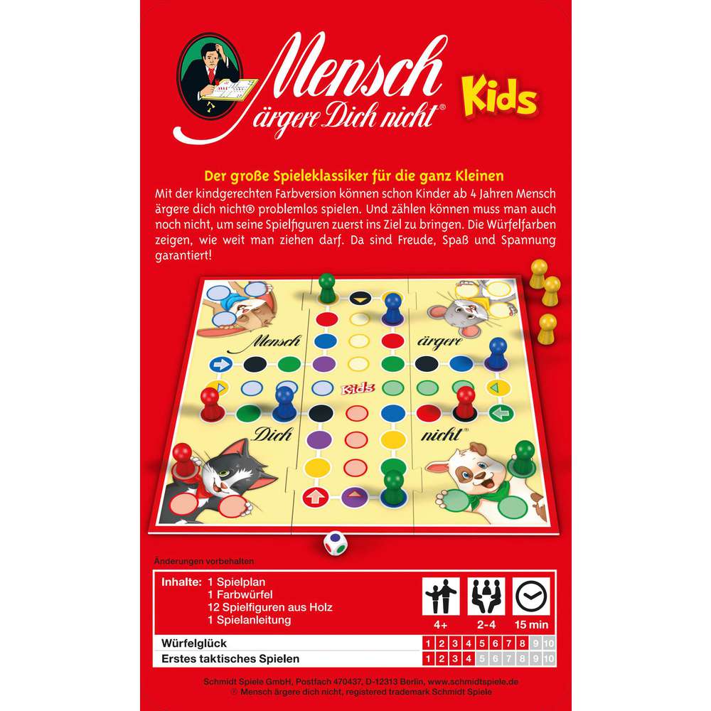 Produktabbildung Schmidt Spiele Mensch ärgere Dich nicht Kids