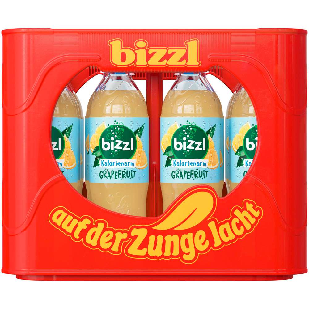 Produktabbildung Bizzl Grapefruit Limonade, kalorienarm (12x 1,000 Liter)