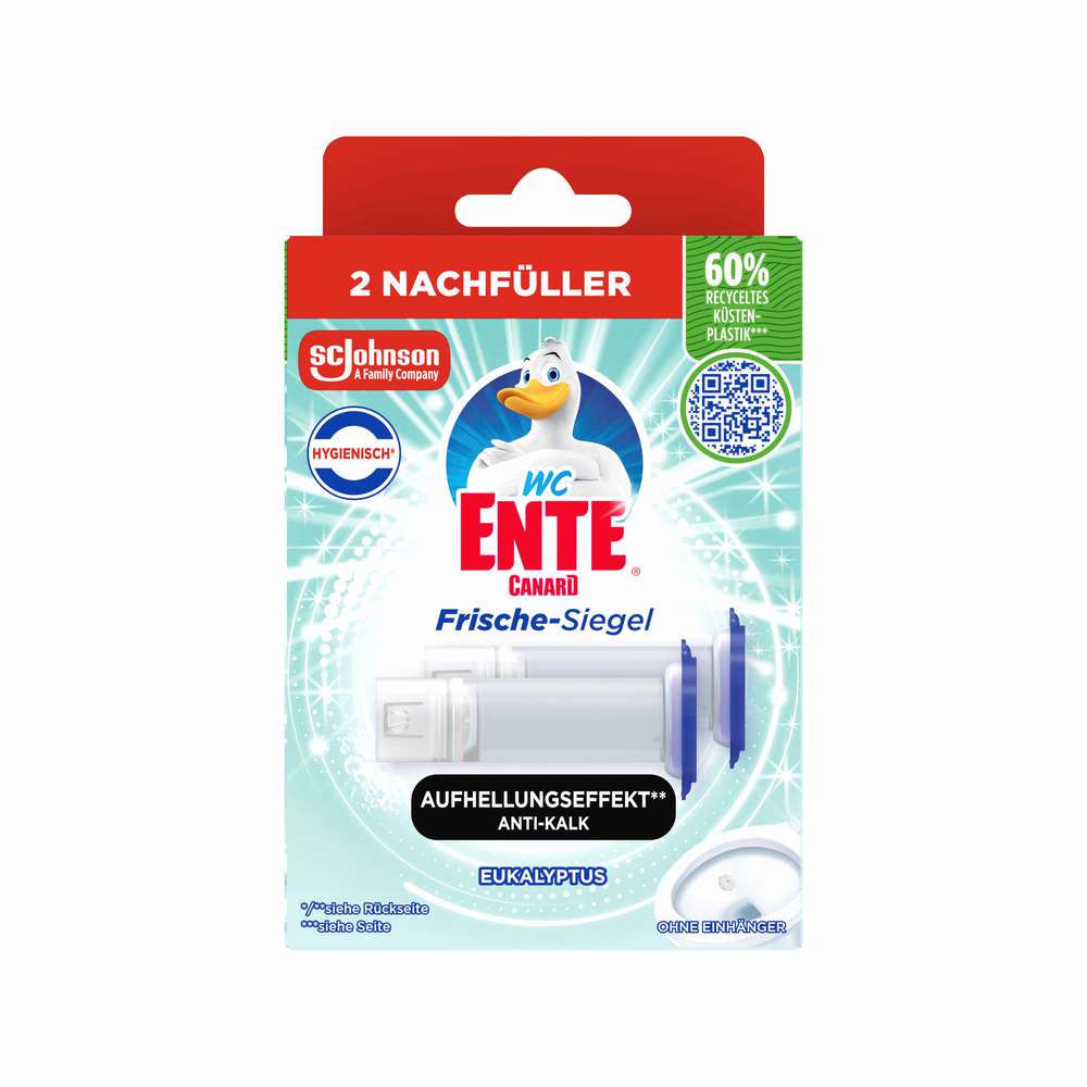 Produktabbildung WC Ente WC-Frische Siegel, Eukalyptus, Nachfüller