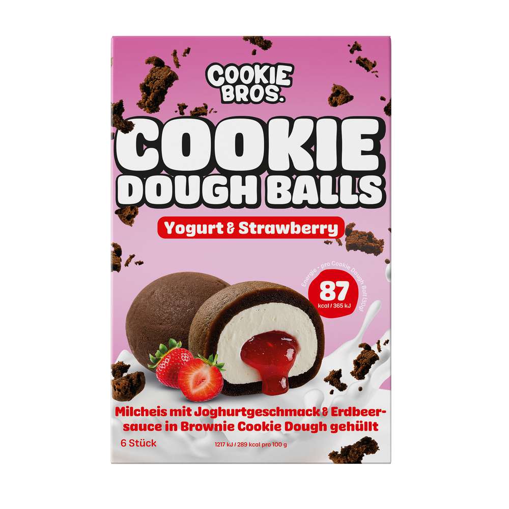 Produktabbildung Cookie Bros. Cookie Dough Balls Yogurt/Strawberry